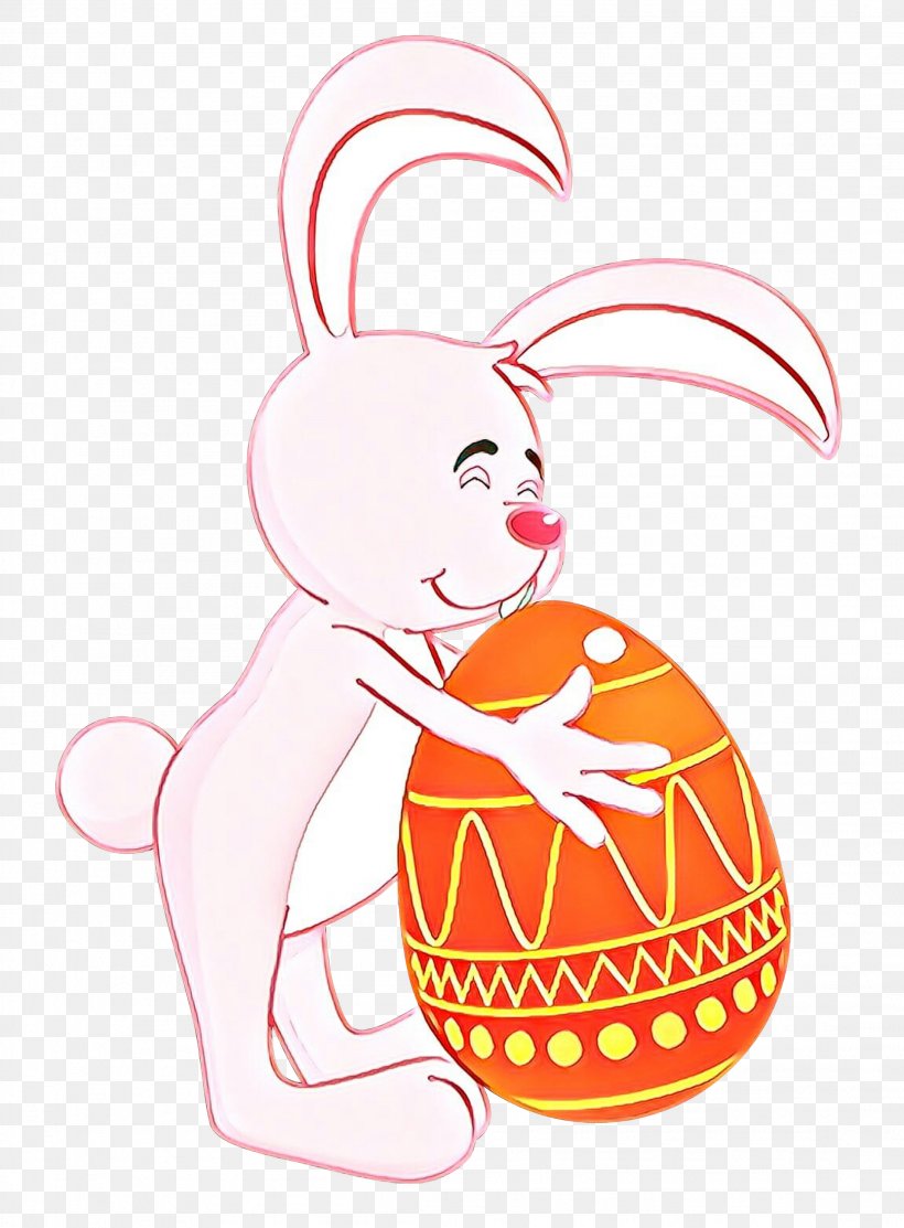 Easter Egg, PNG, 2209x3000px, Cartoon, Easter Bunny, Easter Egg, Orange, Rabbit Download Free