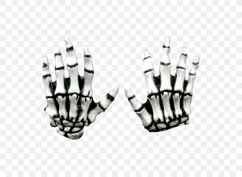 Human Skeleton Bone Hand Finger, PNG, 600x600px, Skeleton, Black And White, Bone, Clothing Accessories, Costume Download Free