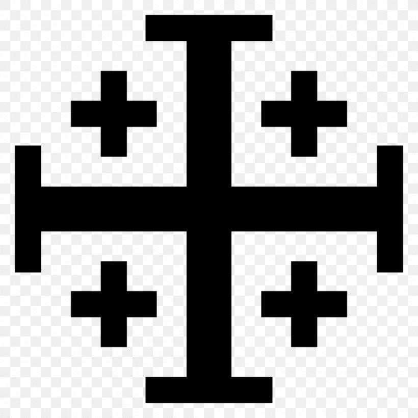 Kingdom Of Jerusalem Crusades Jerusalem Cross, PNG, 1000x1000px, Kingdom Of Jerusalem, Area, Christian Cross, Christianity, Coat Of Arms Download Free