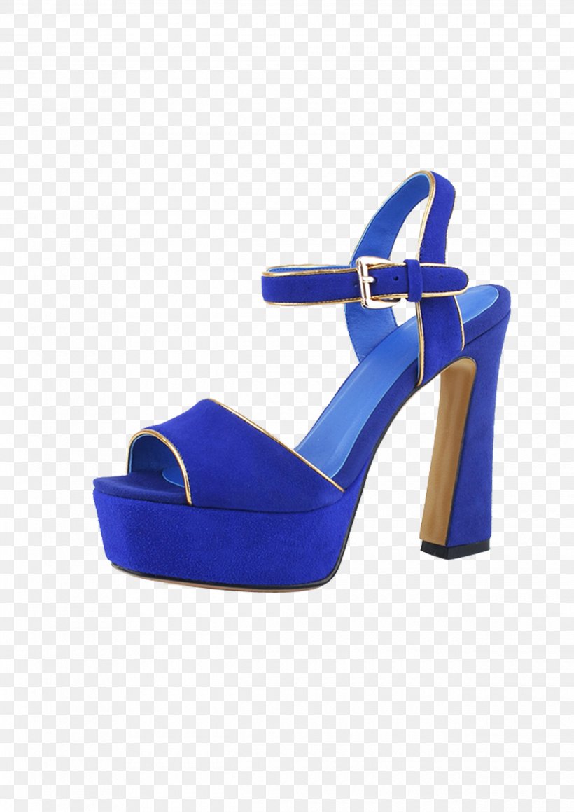 Sandal Slipper Footwear Shoe, PNG, 2480x3508px, Sandal, Basic Pump, Blue, Cobalt Blue, Electric Blue Download Free