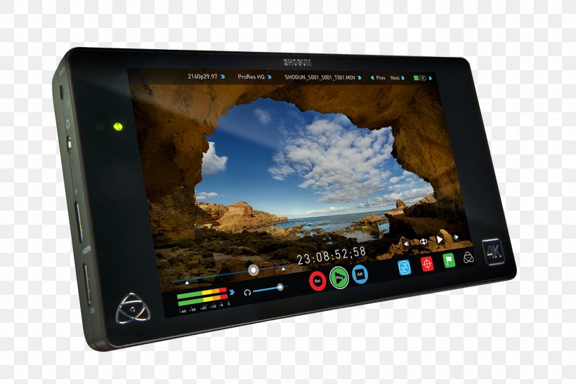 Serial Digital Interface Shōgun 4K Resolution Blackmagic URSA Computer Monitors, PNG, 1366x912px, 4k Resolution, Serial Digital Interface, Apple Prores, Blackmagic Design, Blackmagic Ursa Download Free