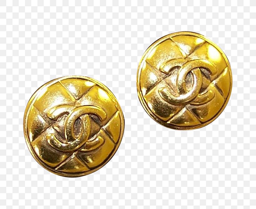 Earring Chanel Handbag Body Jewellery, PNG, 671x671px, Earring, Bag, Body Jewellery, Body Jewelry, Brass Download Free