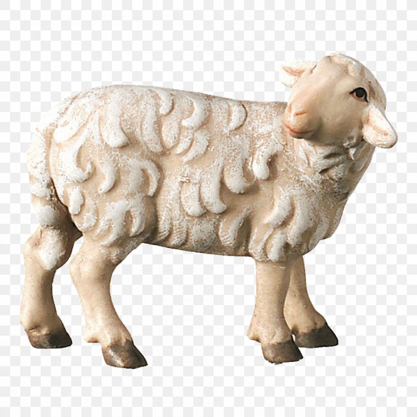 Sheep Figurine Wood Goat Mammal, PNG, 1000x1000px, Sheep, Animal Figure, Carved Turn, Carving, Cattle Download Free