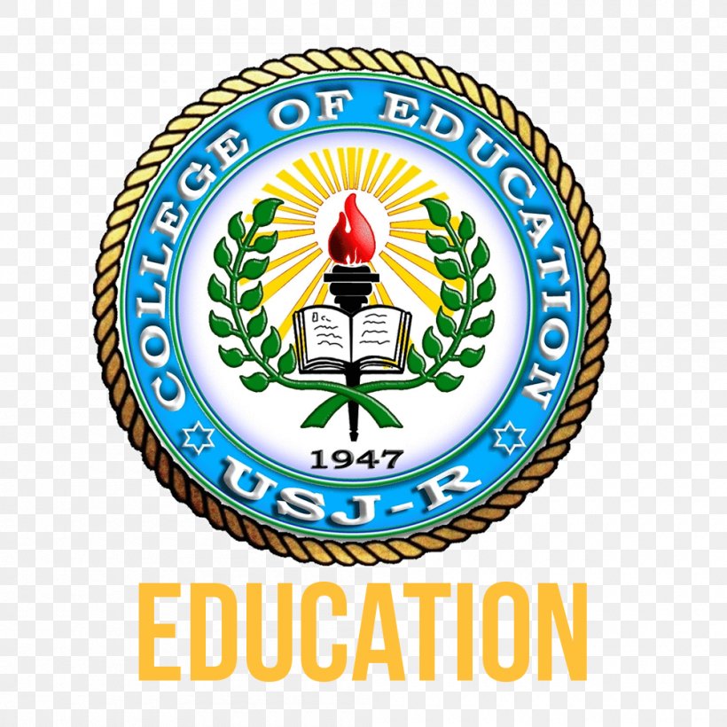 University Of San Jose–Recoletos Organization Education College Pictogram, PNG, 1000x1000px, Organization, Academic Degree, Area, Badge, Brand Download Free