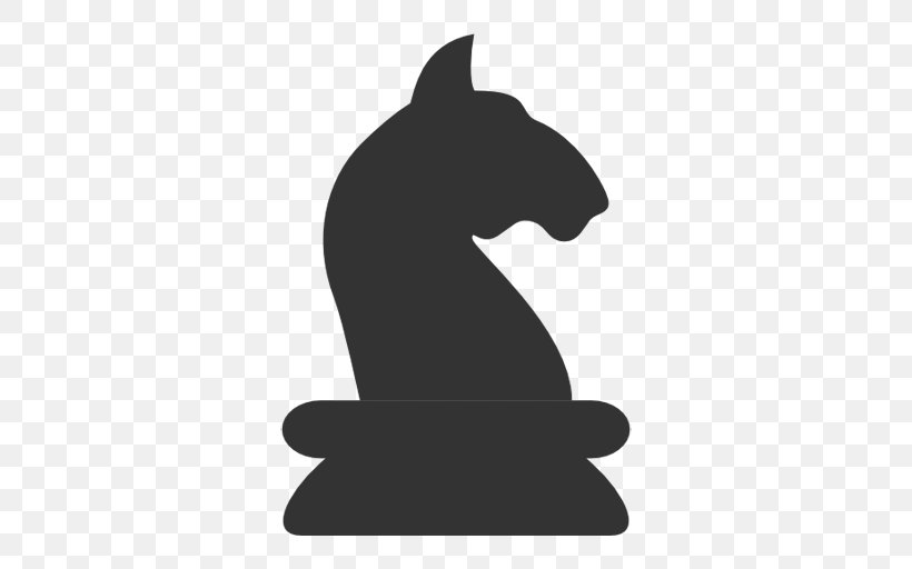 Chess Piece Black & White Knight Pin, PNG, 512x512px, Chess, Black, Black And White, Black White, Carnivoran Download Free
