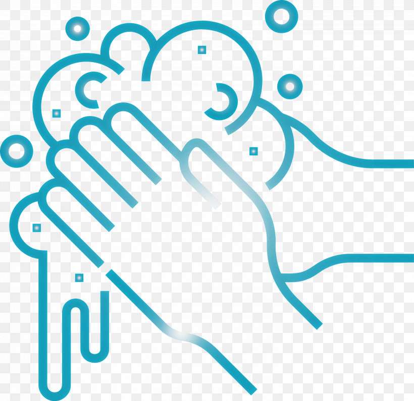 Hand Cleaning Hand Washing, PNG, 3000x2911px, Hand Cleaning, Hand Washing, Line, Turquoise Download Free