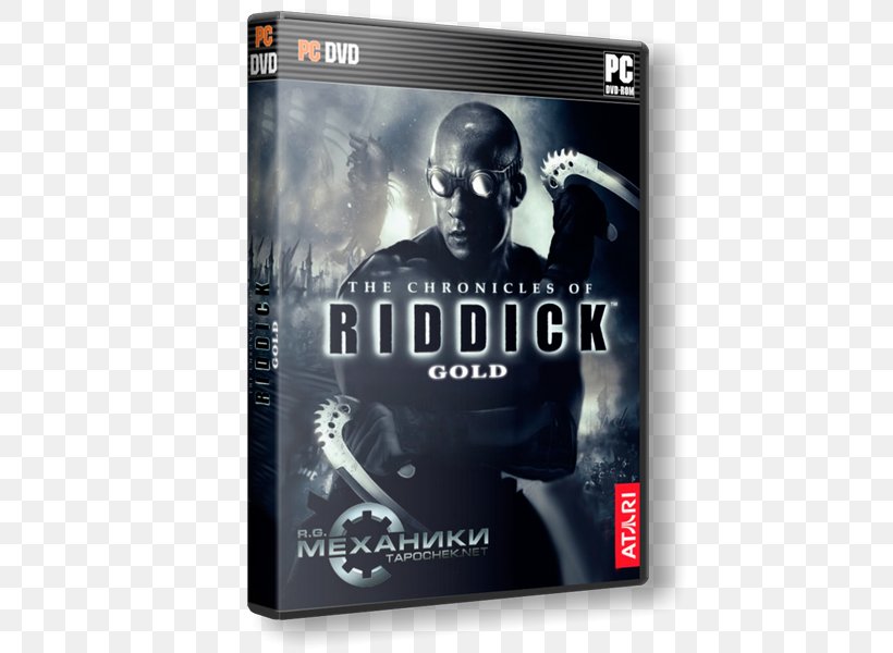 The Chronicles Of Riddick: Assault On Dark Athena The Chronicles Of Riddick: Escape From Butcher Bay Xbox 360 Video Game, PNG, 440x600px, Riddick, Chronicles Of Riddick, Chronicles Of Riddick Dark Fury, Dvd, Film Download Free