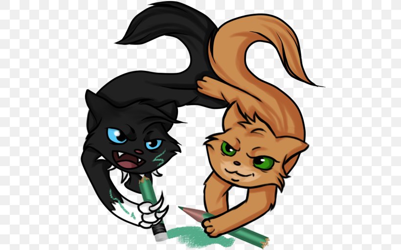 Cat Warriors Drawing Android Ravenpaw, PNG, 512x512px, Cat, Android, Carnivoran, Cartoon, Cat Like Mammal Download Free