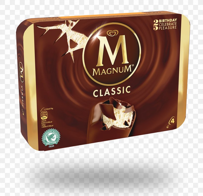 Chocolate Ice Cream White Chocolate Magnum, PNG, 1165x1128px, Ice Cream, Almond, Brand, Caramel, Chocolate Download Free