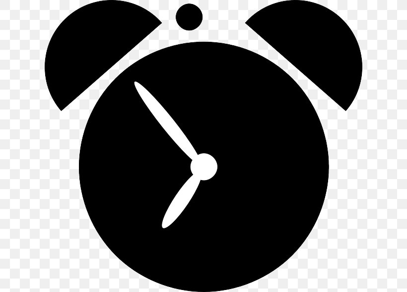 Clip Art Alarm Clocks Vector Graphics Openclipart, PNG, 640x587px, Alarm Clocks, Alarm Device, Black And White, Clock, Digital Clock Download Free