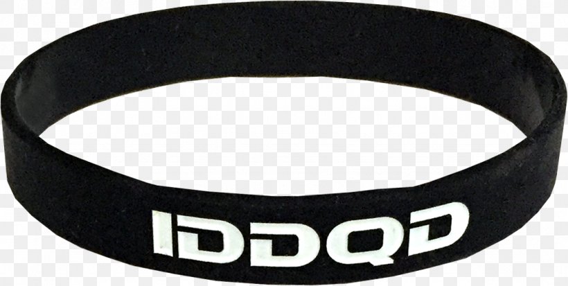 Doom 64 Wristband Bracelet, PNG, 1079x544px, 576 Kbyte, Doom, Black, Body Jewelry, Bracelet Download Free