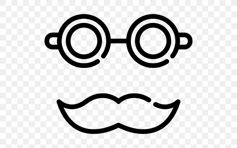 Sunglasses Goggles White Clip Art, PNG, 512x512px, Glasses, Black And White, Eyewear, Facial Expression, Goggles Download Free