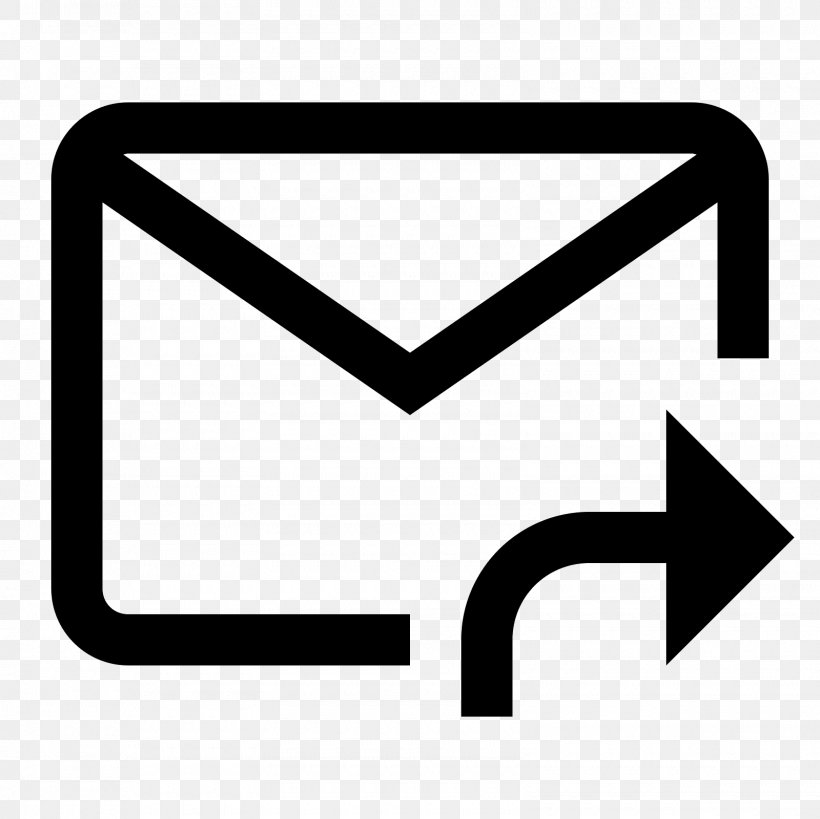 Email FastMail Message Symbol, PNG, 1600x1600px, Email, Area, Black, Black And White, Email Address Download Free