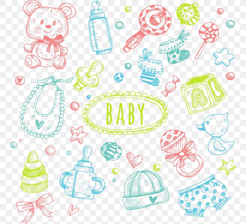 Toy Infant Drawing Clip Art, PNG, 752x747px, Toy, Area, Baby Bottle, Baby Products, Baby Toddler Clothing Download Free