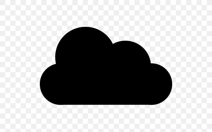Cloud Computing Shape, PNG, 512x512px, Cloud, Black, Black And White, Cloud Computing, Heart Download Free