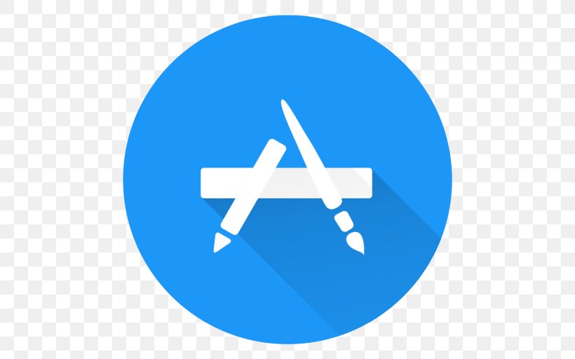 Mobile App App Store, PNG, 512x512px, App Store, Android, Area, Blue, Brand Download Free
