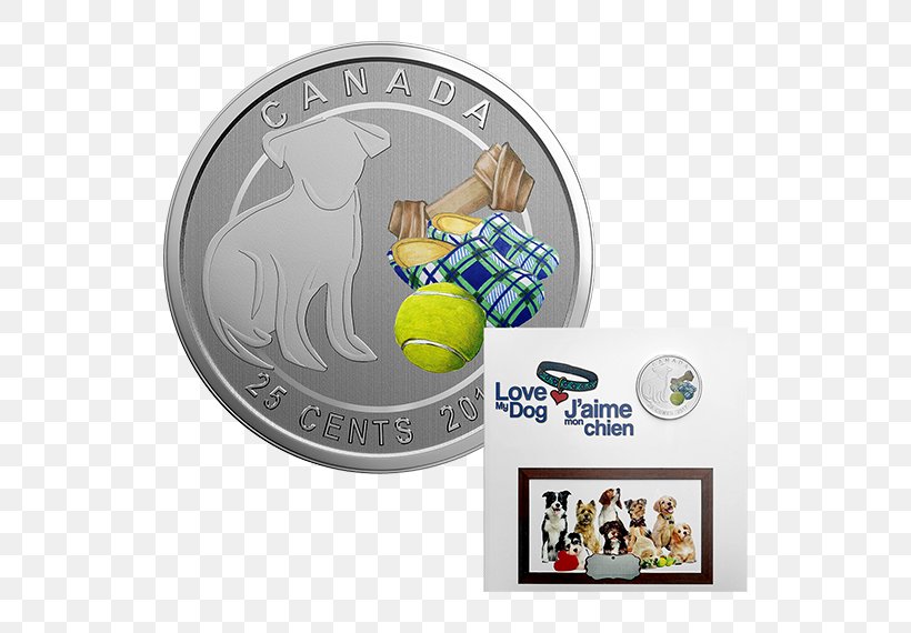 Dog Coin Quarter Cent Canadian Dollar, PNG, 570x570px, Dog, Ball, Canadian Dollar, Cent, Coin Download Free