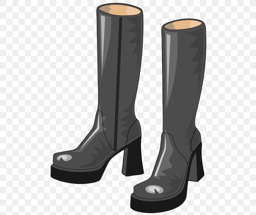 Knee-high Boot Platform Shoe, PNG, 520x690px, Boot, Black, Fashion Boot, Footwear, Highheeled Shoe Download Free