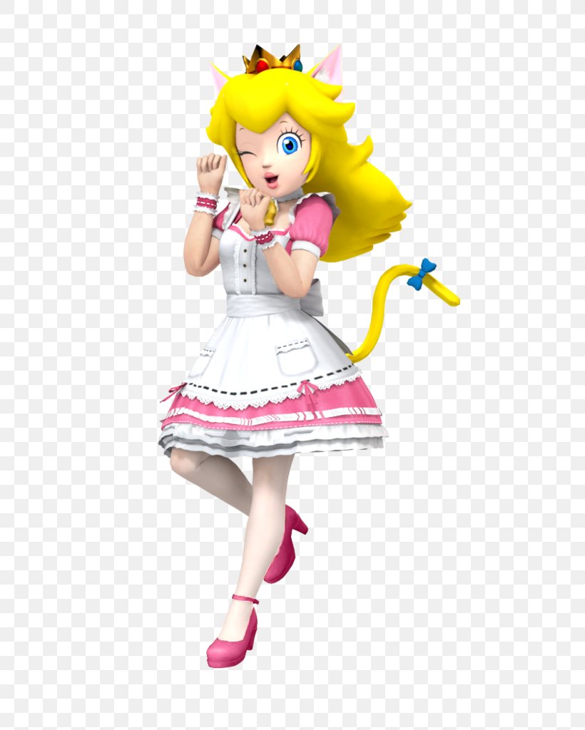 Princess Peach Princess Daisy Mario Bros. Toad Luigi, PNG, 780x1024px, Princess Peach, Action Figure, Bowser Jr, Cat, Clothing Download Free