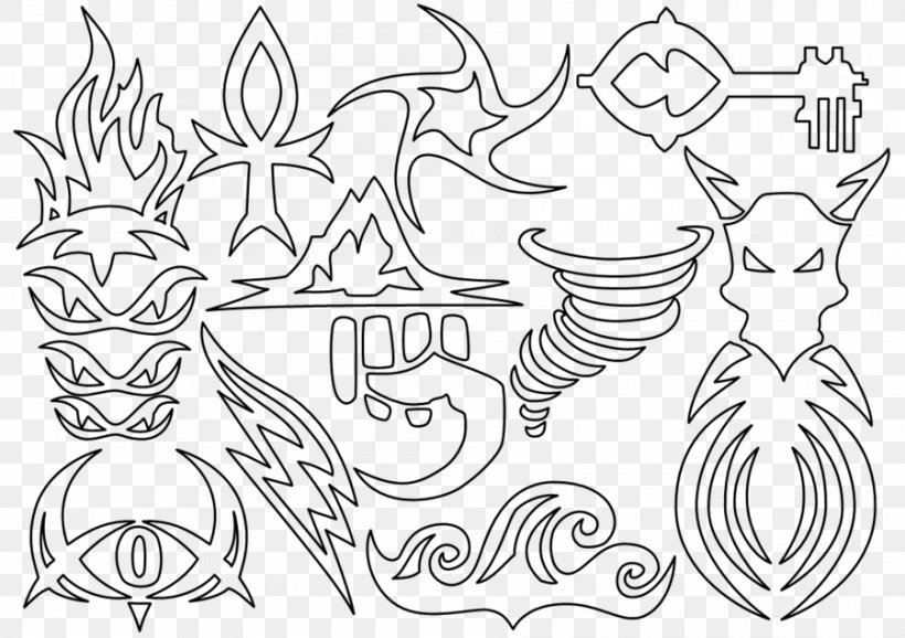 Drawing Line Art Symbol Dragon, PNG, 900x635px, Drawing, Area, Artwork, Black, Black And White Download Free