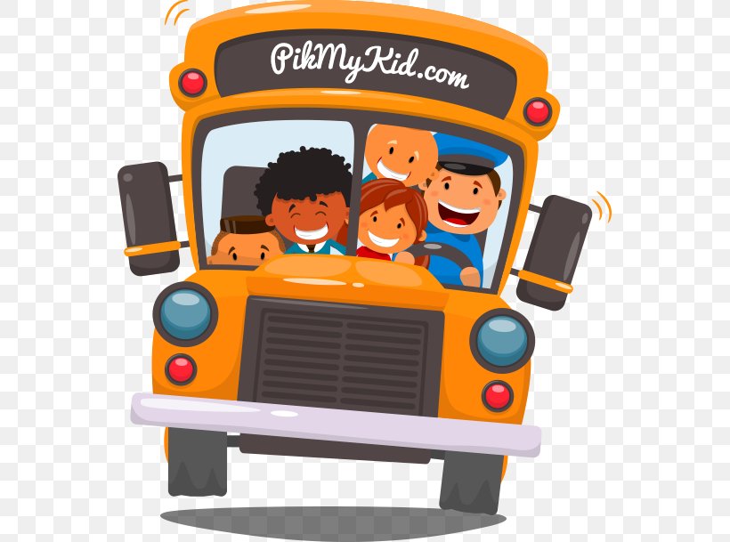 School Bus Bus Riders Ocean City School District, PNG, 555x609px, Bus, Bus Driver, Cartoon, Education, National Secondary School Download Free
