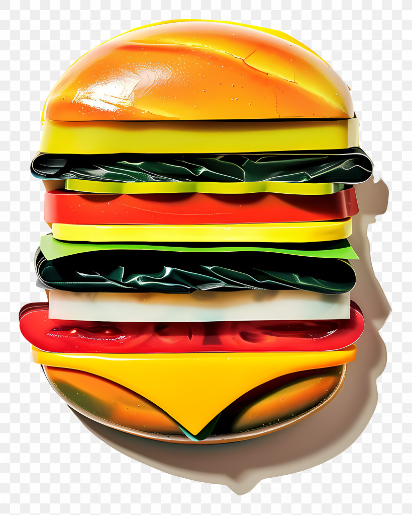 Hamburger - Delicious Hamburger With Toppings PNG