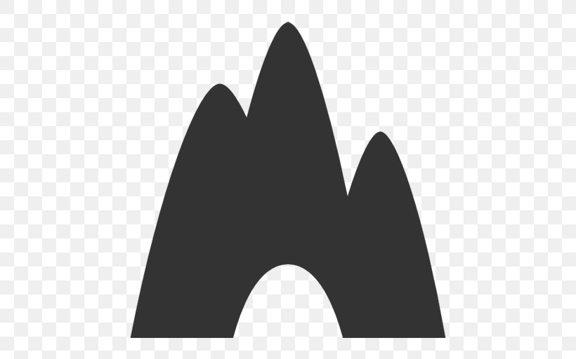 Mountain, PNG, 512x512px, Mountain, Black, Black And White, Black M, Initial Coin Offering Download Free
