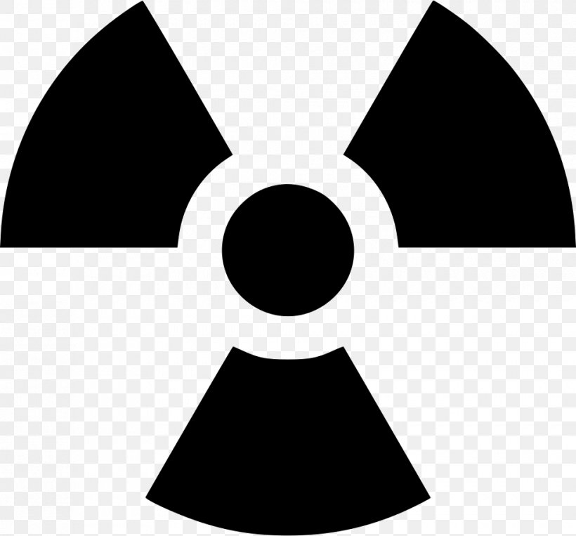 Radiation Hazard Symbol Radioactive Decay Vector Graphics Clip Art, PNG, 980x912px, Radiation, Biological Hazard, Black And White, Blackandwhite, Fictional Character Download Free