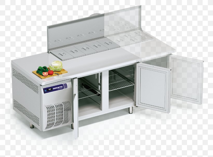 Table Refrigeration Desserte Saladette Furniture, PNG, 804x606px, Table, Assortimento, Bar, Cold, Desk Download Free