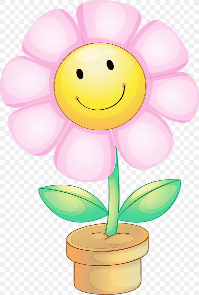 Smiley Cut Flowers Yellow Petal Flower, PNG, 2023x3000px, Watercolor, Cut Flowers, Flower, Paint, Petal Download Free