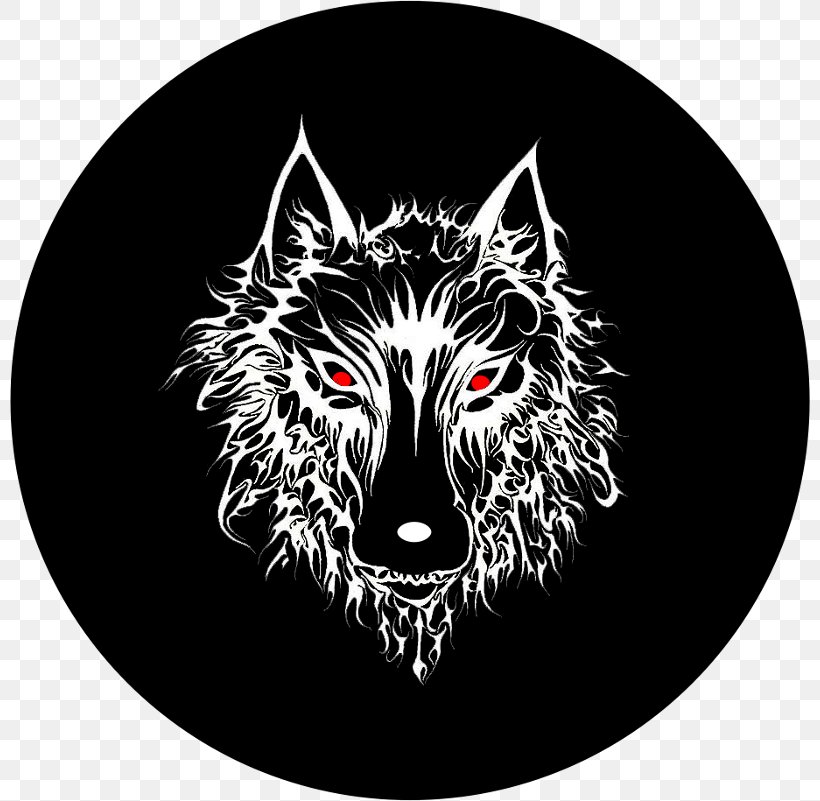 Gray Wolf Red Eye Car Head, PNG, 800x801px, Gray Wolf, Animal, Black, Black And White, Car Download Free