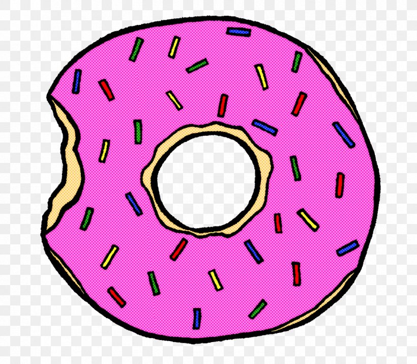 Pink Doughnut Clip Art Magenta Auto Part, PNG, 1274x1112px, Pink, Auto Part, Doughnut, Magenta Download Free