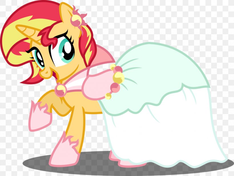 Pony Sunset Shimmer Dress Clothing Pinkie Pie, PNG, 1030x776px, Watercolor, Cartoon, Flower, Frame, Heart Download Free