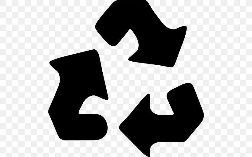 Recycling Symbol Arrow, PNG, 512x512px, Recycling Symbol, Black, Black And White, Logo, Monochrome Download Free