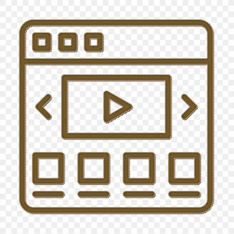 User Interface Vol 3 Icon Carousel Icon Video Web Icon, PNG, 1232x1234px, User Interface Vol 3 Icon, Carousel Icon, Line, Square, Video Web Icon Download Free