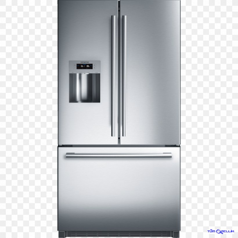 Bosch 800 Series 26 Cu. Ft. Stainless French Door Refrigerator Home Appliance Bosch 800 B26FT80SNS Frigidaire Gallery FGHB2866P, PNG, 1200x1200px, Refrigerator, Autodefrost, Bray Scarff, Door, Door Handle Download Free