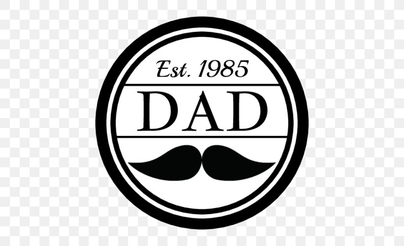 Father Logo Smiley Clip Art, PNG, 500x500px, Father, Area, Black, Black And White, Black M Download Free