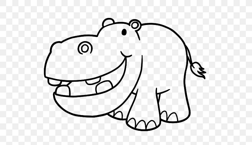 Hippopotamus Coloring Book Drawing Clip Art, PNG, 600x470px, Watercolor, Cartoon, Flower, Frame, Heart Download Free