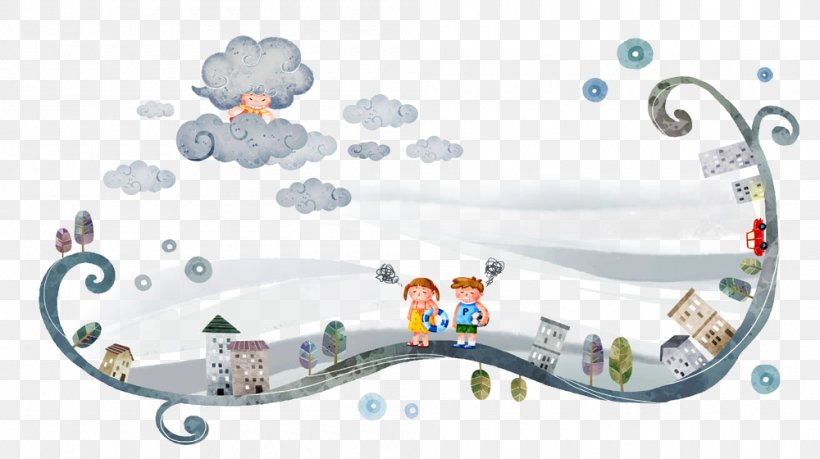 Overcast Cartoon Sky, PNG, 1000x560px, Overcast, Animation, Cartoon, Cloud, Rain Download Free