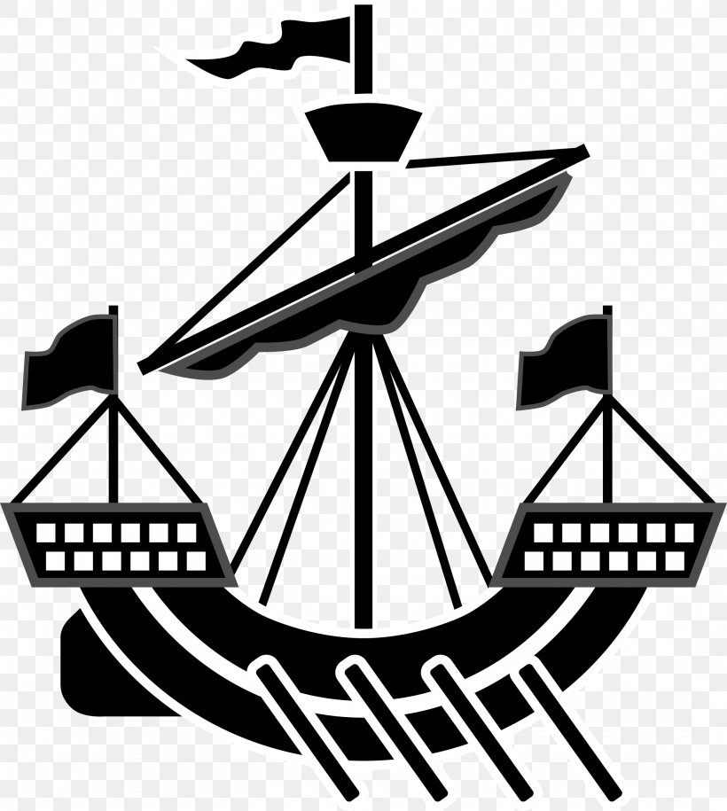 Sailing Ship Watercraft Clip Art, PNG, 2150x2400px, Sailing Ship, Artwork, Black And White, Boat, Caravel Download Free