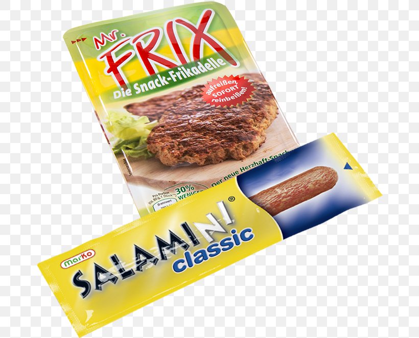 Snack Marko Frikadelle Mr. Frix 80g Product Convenience Food Meal, PNG, 679x662px, Snack, Bulette, Convenience, Convenience Food, Cuisine Download Free