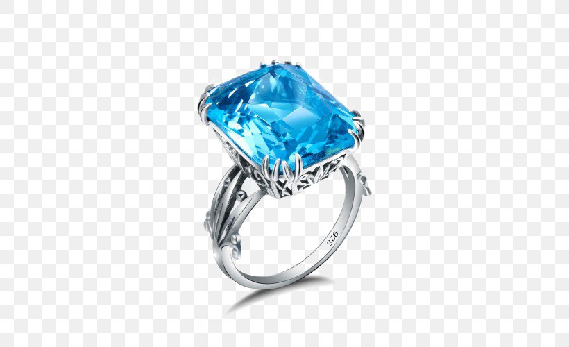 Turquoise Sapphire Ring Silver Topaz, PNG, 500x500px, Turquoise, Bijou, Body Jewelry, Crystal, Diamond Download Free