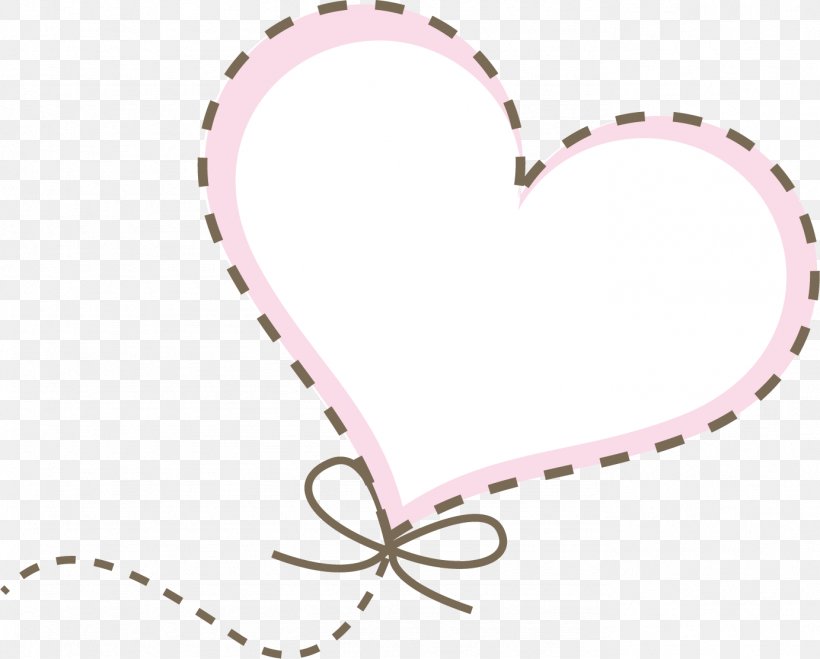 Heart-shaped Dotted Line, PNG, 1383x1112px, Watercolor, Cartoon, Flower, Frame, Heart Download Free