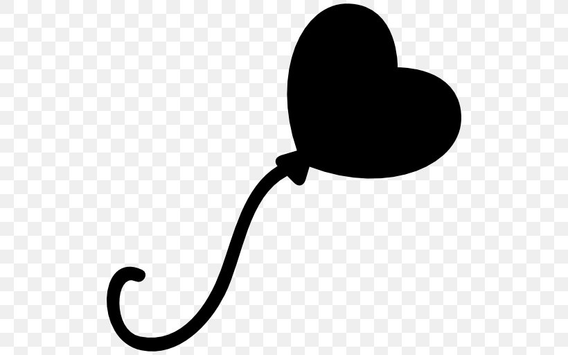 Balloon, PNG, 512x512px, Balloon, Black, Black And White, Hot Air Balloon, Love Download Free