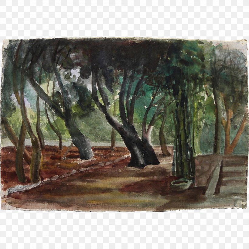 Watercolor Painting Landscape Tree, PNG, 1987x1987px, Watercolor Painting, Forest, Landscape, Paint, Painting Download Free