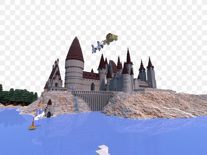 Minecraft Cours Et Examens De Poudlard Tourism, PNG, 1024x768px, Minecraft, Aerial Lift, Castle, Historic Site, Hogwarts Download Free