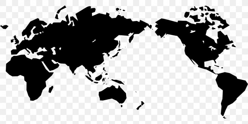 World Map Globe, PNG, 1280x640px, World, Atlas, Black, Black And White, Border Download Free