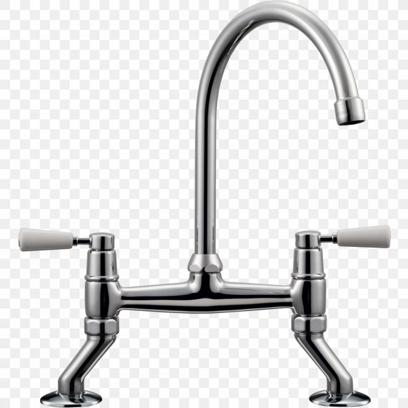 Faucet Handles Controls Sink Franke Kitchen Brushed Metal Png