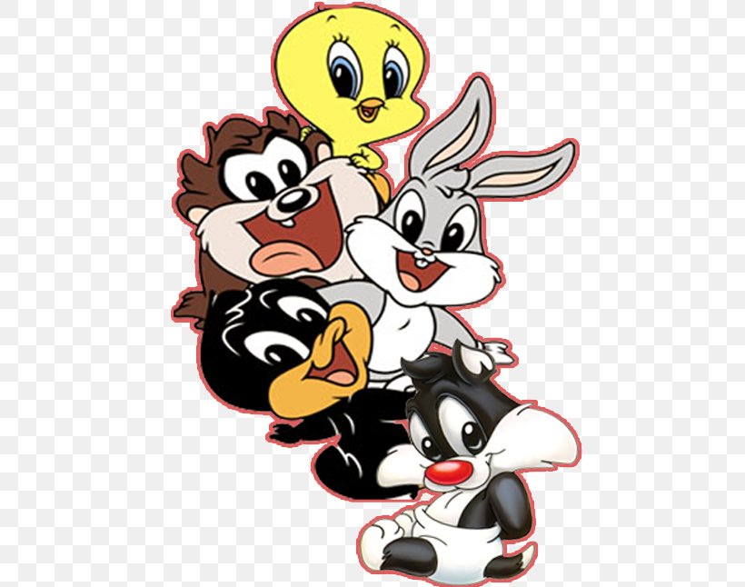 Tweety Bugs Bunny Tasmanian Devil Looney Tunes Cartoon, PNG, 500x646px, Tweety, Animated Cartoon, Animated Series, Animation, Art Download Free