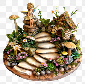 Fairy Garden - Whimsical Fairy Garden PNG